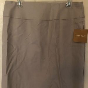 Dark tan, Ellen Tracy skirt.  Still has tag.